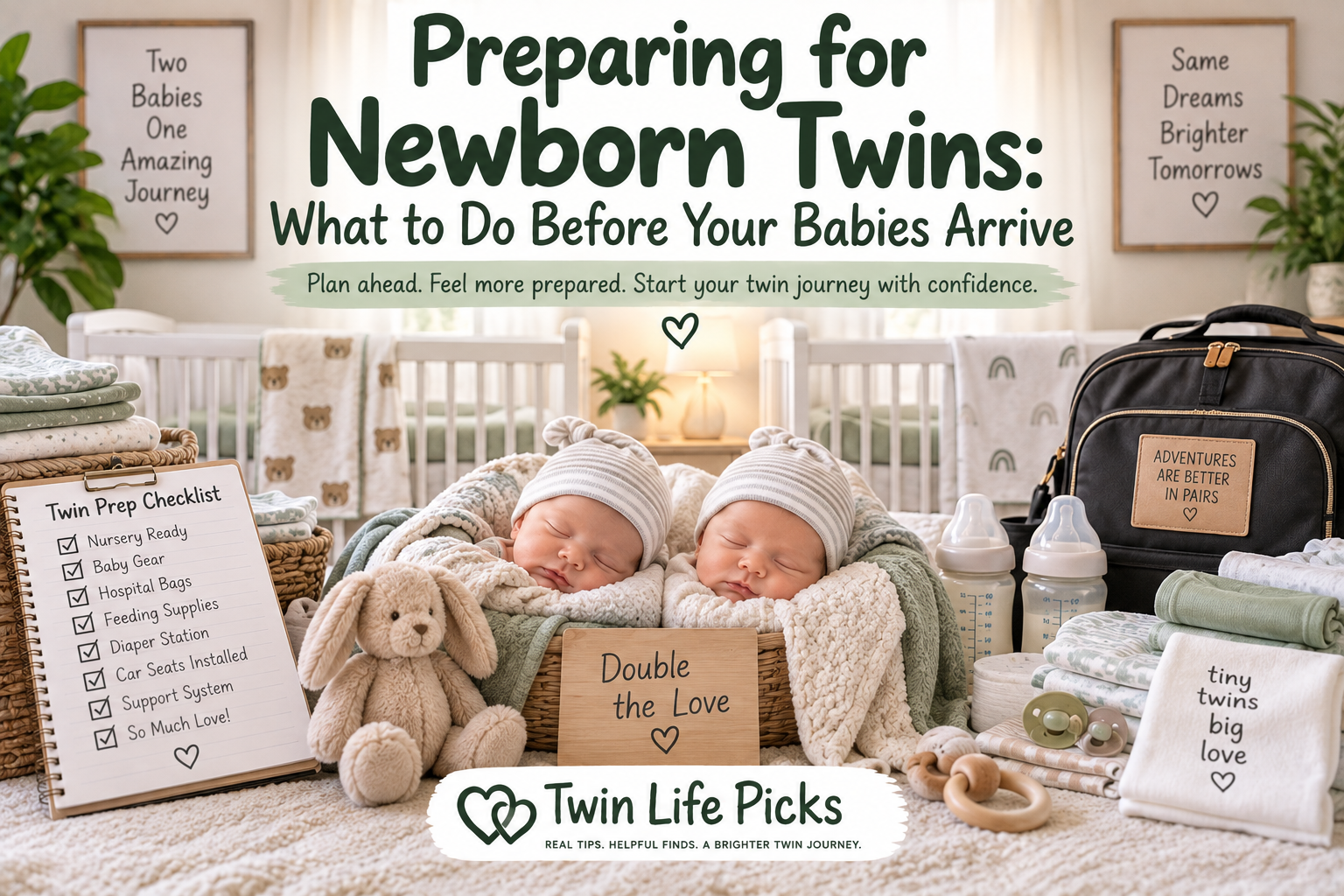 Preparing for Newborn Twins: What to Do Before Your Babies Arrive