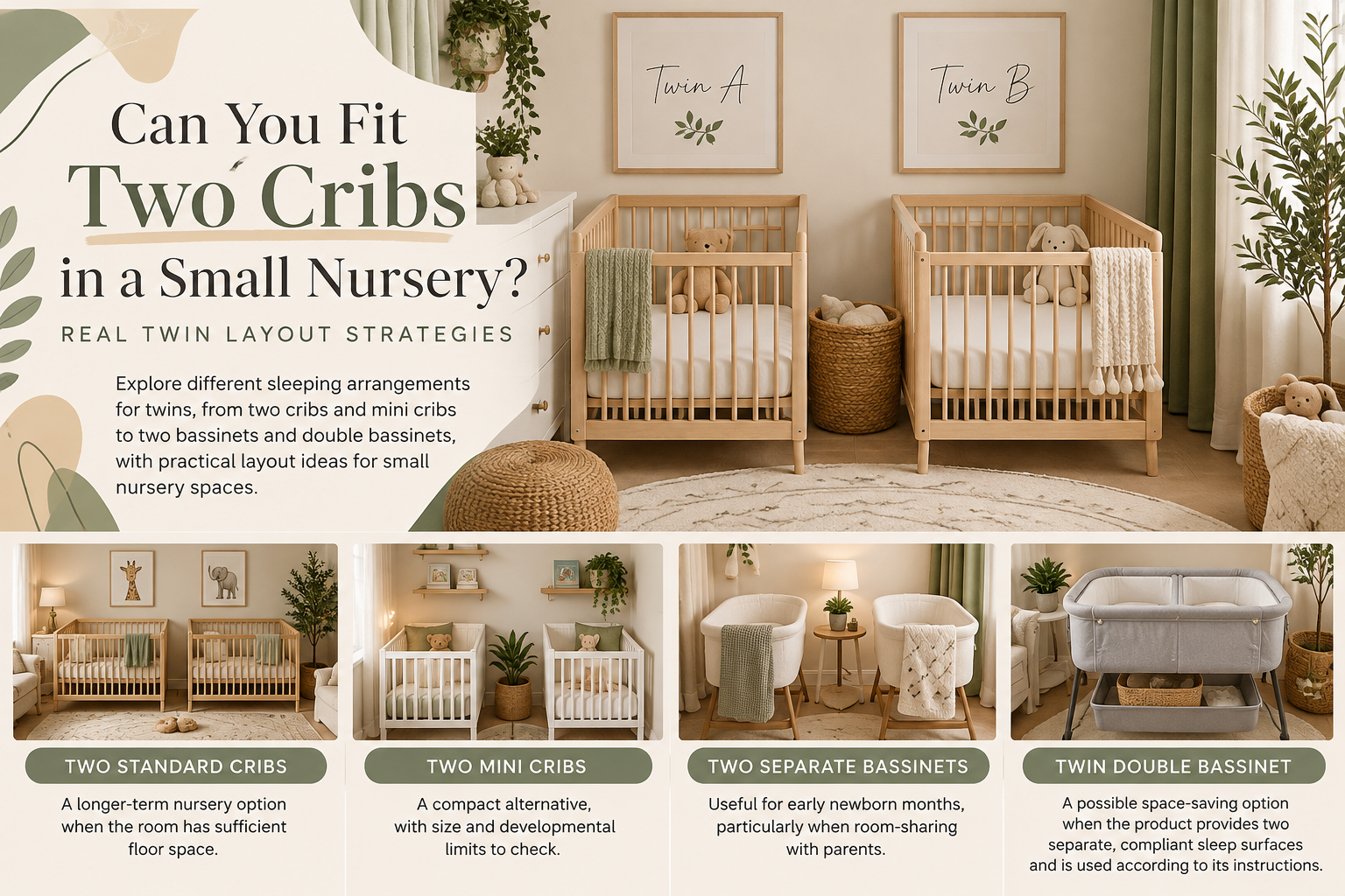 Can You Fit Two Cribs in a Small Nursery? Real Twin Layout Strategies